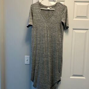 Gap light grey super soft maxi